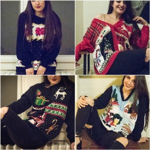 Vintage Ugly Christmas Sweater in Straight and Plu
